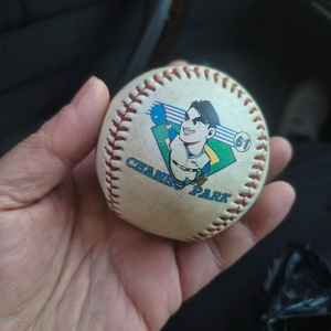 박찬호 다저스 인쇄사인볼