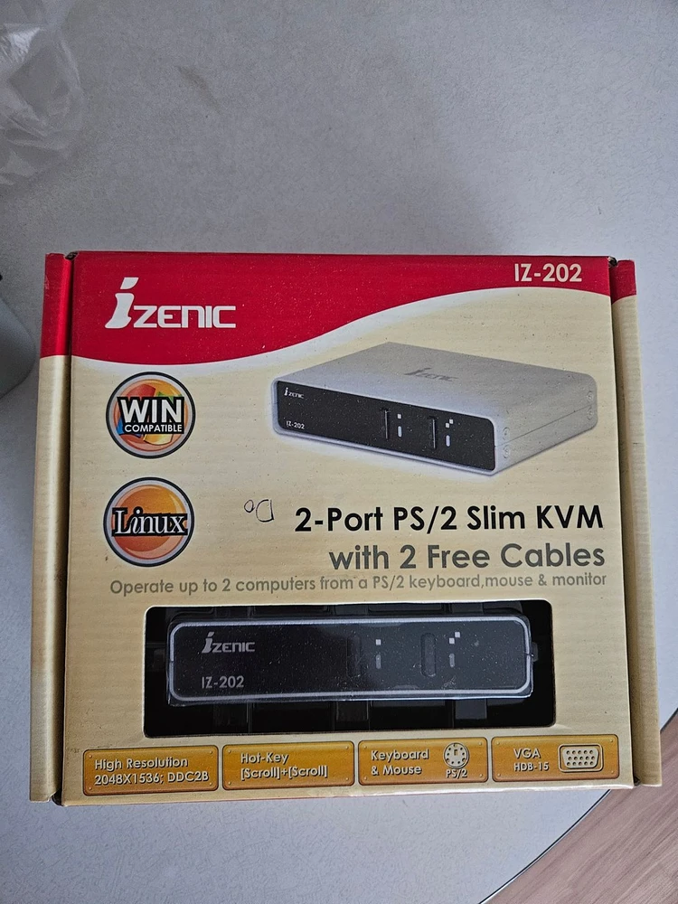 2포트 PS/2 Slim KVM 스위치 - 안심되는 중고거래