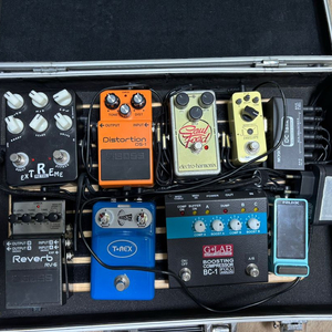 일렉기타 이펙터 페달보드 세트