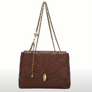 가죽 퀄팅 체인백 숄더백 크로스백 블랙/브라운