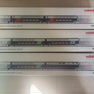(A급 중고 철도모형) Marklin HO TGV duplex 6량 증결세트