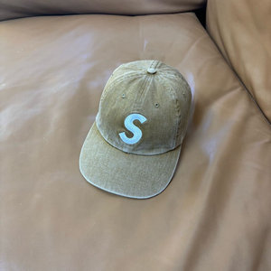 슈프림 S로고 볼캡 모자 20SS 피그먼트 탄