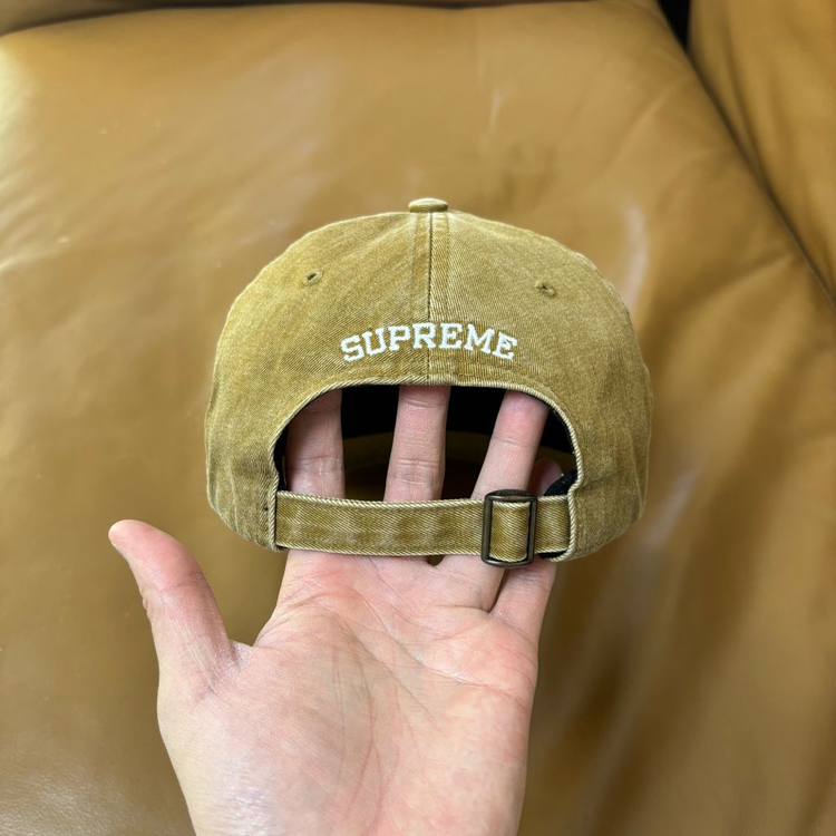 슈프림 S로고 볼캡 모자 20SS 피그먼트 탄--8