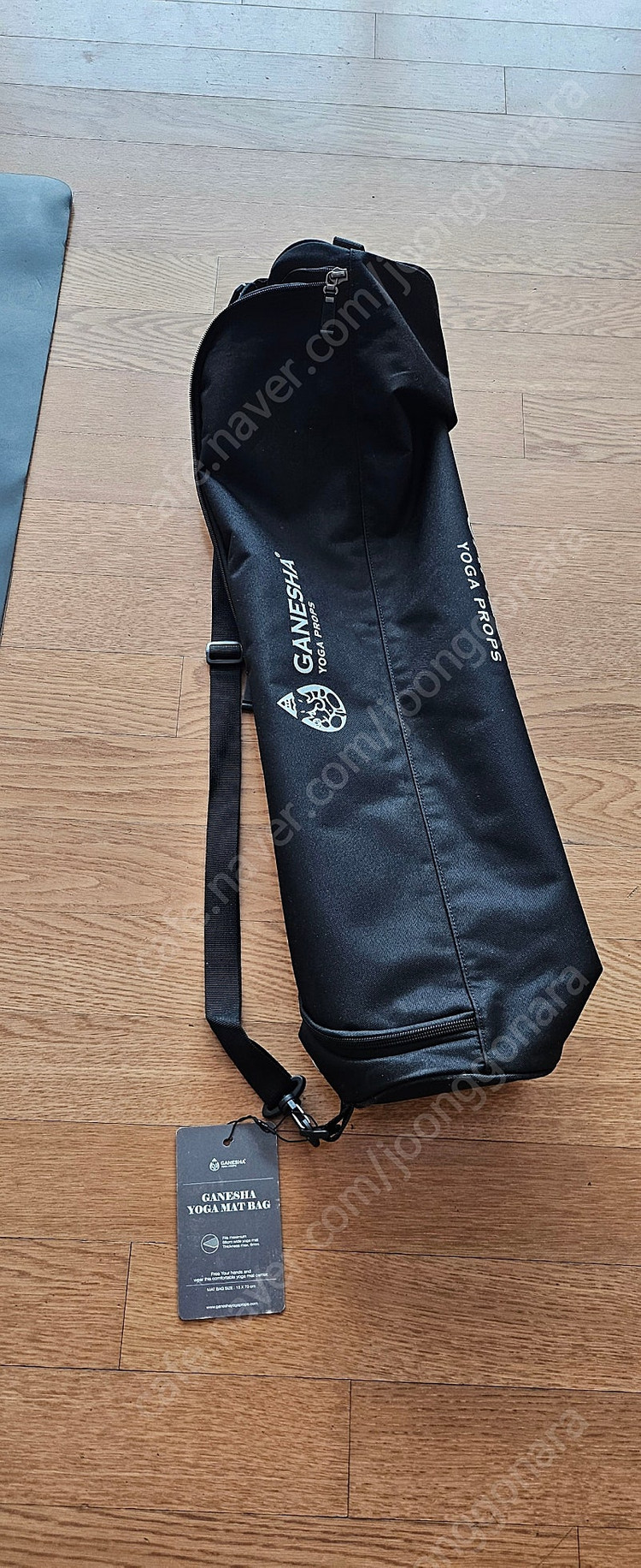 (2회사용) 가네샤 딥그레이 요가매트 3mm + 전용캐리어 이미지