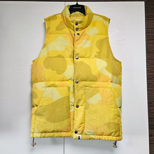 베이프 카모 덕다운 베스트 L 정품