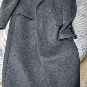 마마가리 더블 브레스티드 코트 팔아요