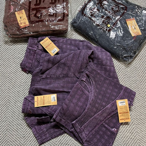 생활한복 (바지+조끼+적삼=3피스) 세트 새상품