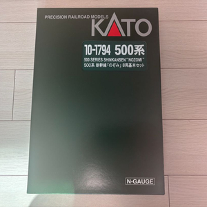 (A급중고 철도모형)KATO N 게이지 철도 모형 500계 신칸센 8량 기본 세트