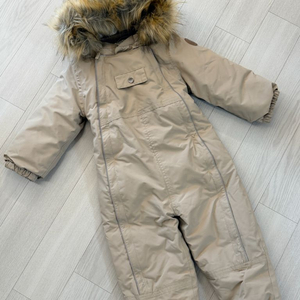 쿨링 유아스키복 유아방한복 98 베이지(장갑포함) 이미지