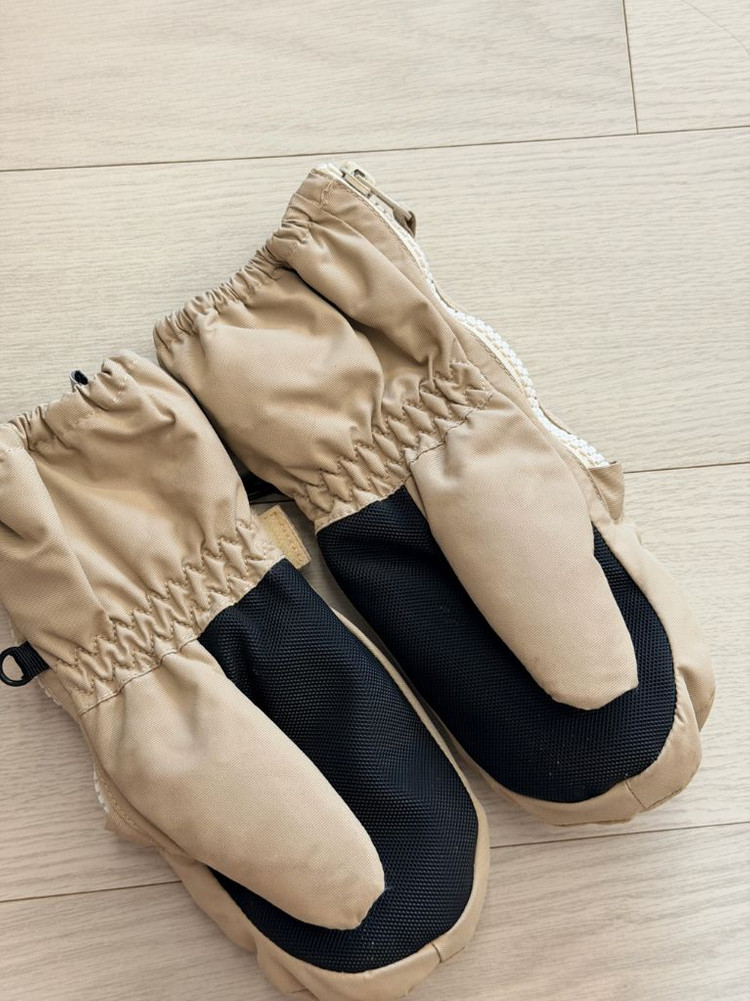 쿨링 유아스키복 유아방한복 98 베이지(장갑포함) 이미지