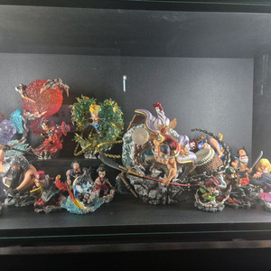 G5 흰수염 해적단 17종 원피스 레진 피규어