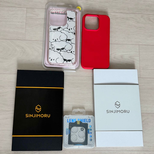 아이폰15프로 맥세이프케이스 신지모루 프라이버시 강화유리 액정보호필름 카메라 렌즈 케이스