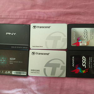 [ssd] 2.5인치 트렌센트, adata등 120G 6개 일괄