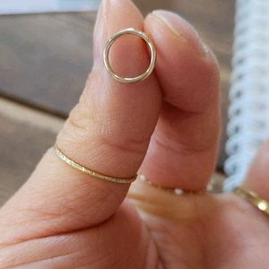 14k 골드 미국원형 귀걸이