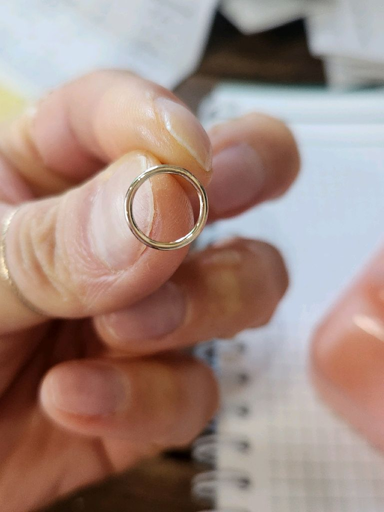 14k 골드 미국원형 귀걸이--1