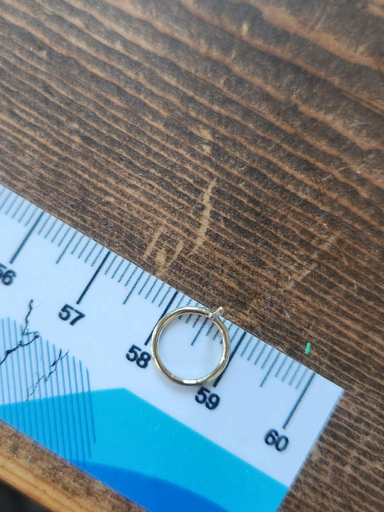 14k 골드 미국원형 귀걸이--3