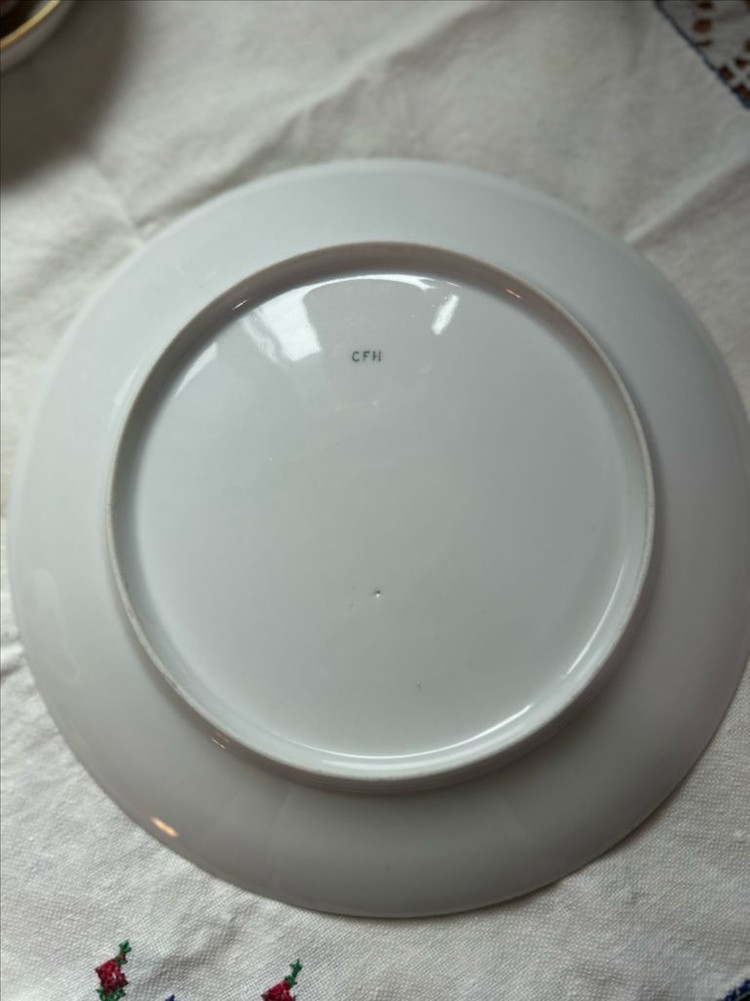 빈티지 접시 장식접시 핸드페인팅 이미지