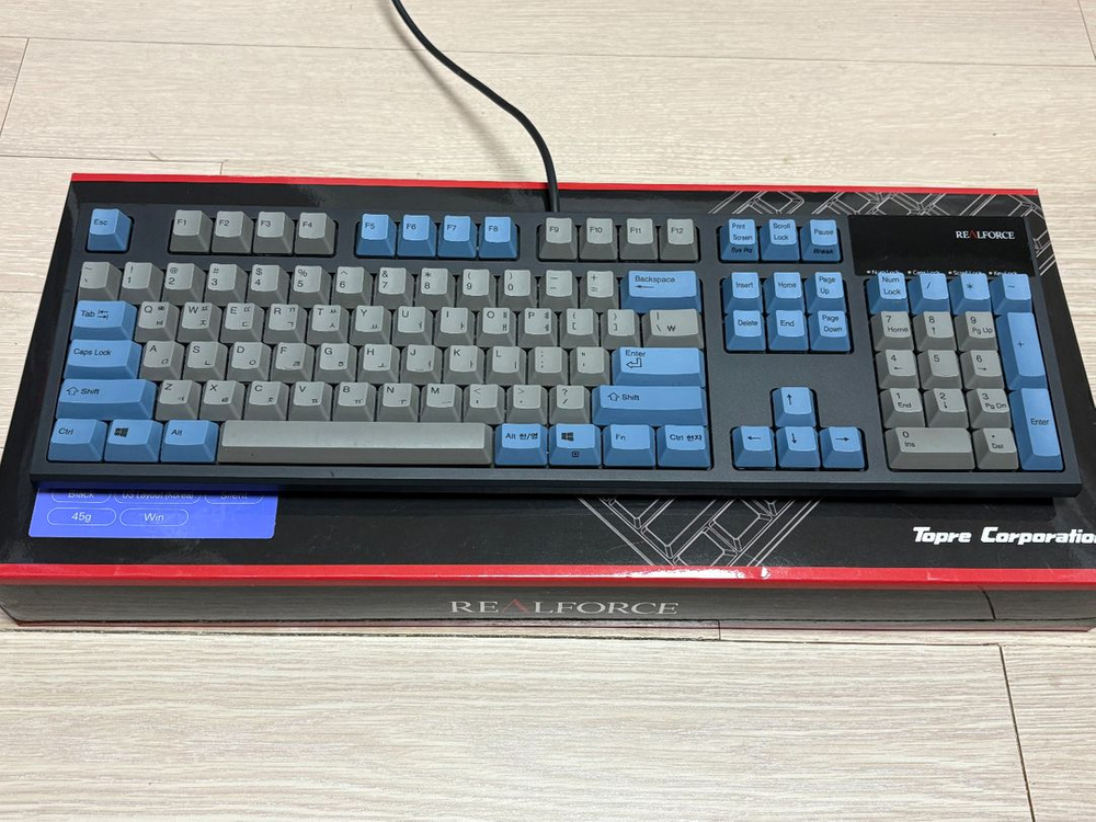 레오폴드 리얼포스 R2 한글 풀배열 저소음 무접점 키보드 이미지