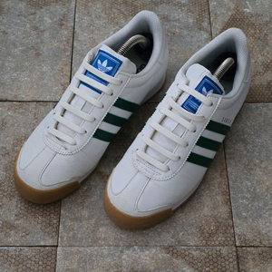 (240)아디다스 사모아 화이트 그린 스니커즈 운동화