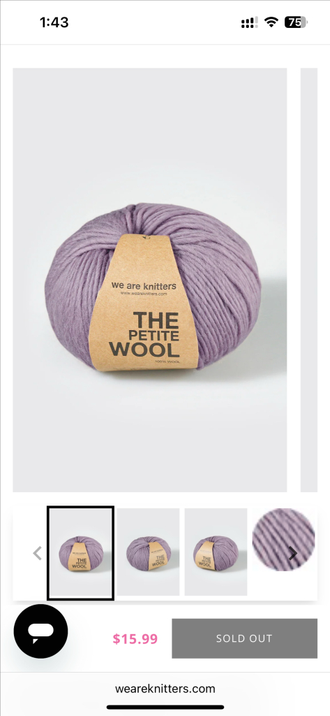 We are knitters -The petite wool- 뜨개실--1