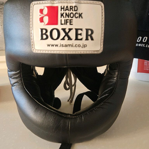 이사미 코보호 헤드기어(블랙, L 사이즈) 판매합니다!