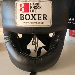 이사미 코보호 헤드기어(블랙, L 사이즈) 판매합니다!