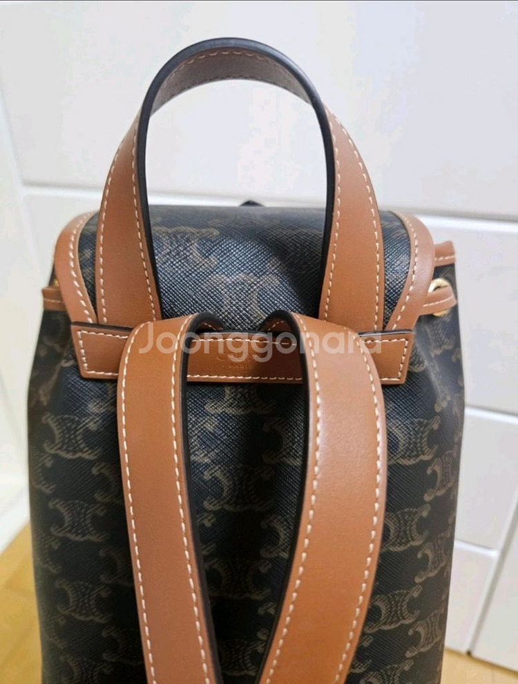 셀린느 폴코 미니 백팩--3