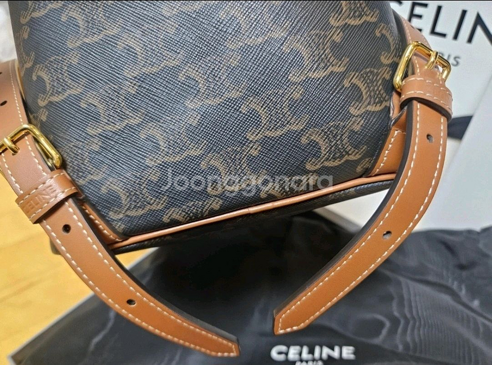 셀린느 폴코 미니 백팩--5