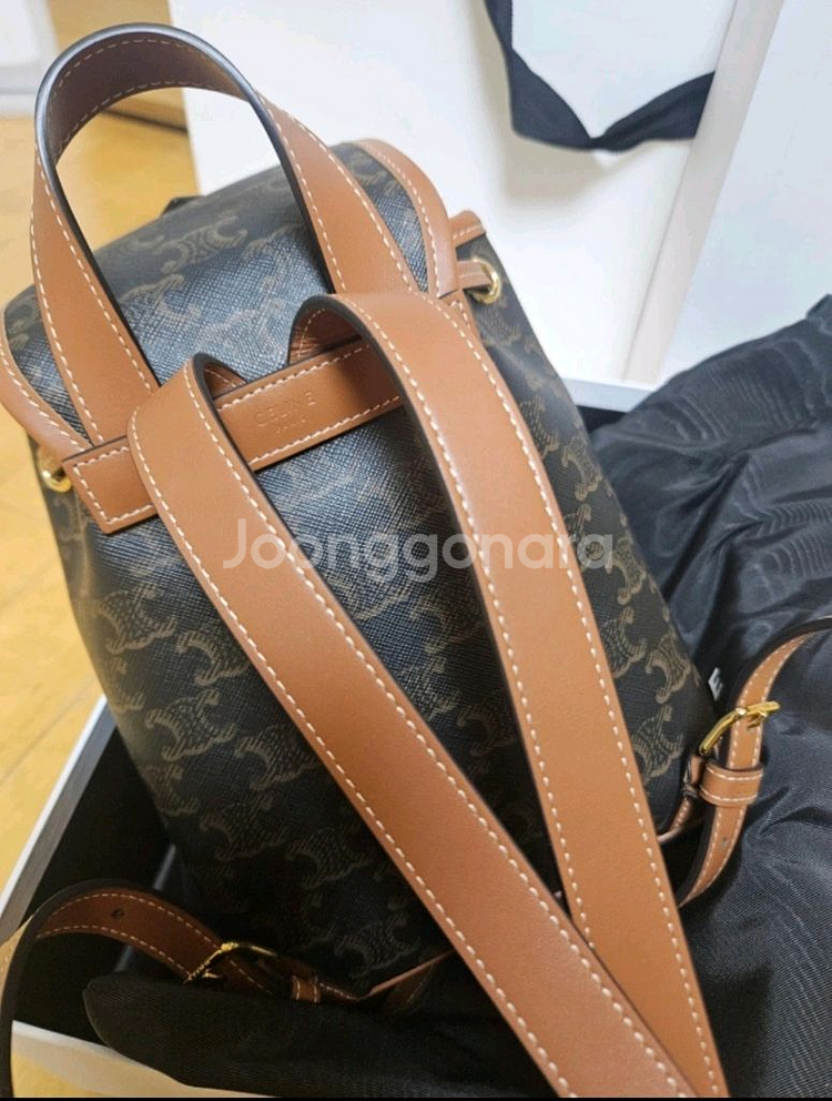 셀린느 폴코 미니 백팩--6