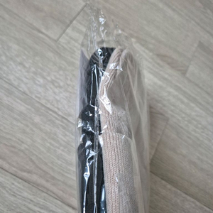 라온플로우 무지 비니 모자 블랙+베이지 새상품