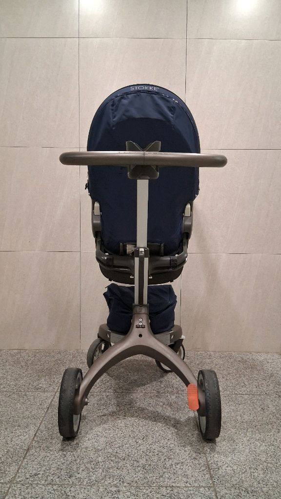 노르웨이산 최고급 명품 럭셔리 디럭스 유모차 스토케. 정품 고급 양산 + 커피컵홀더 + 아기 가방 + 쿠션 무료증정 이미지