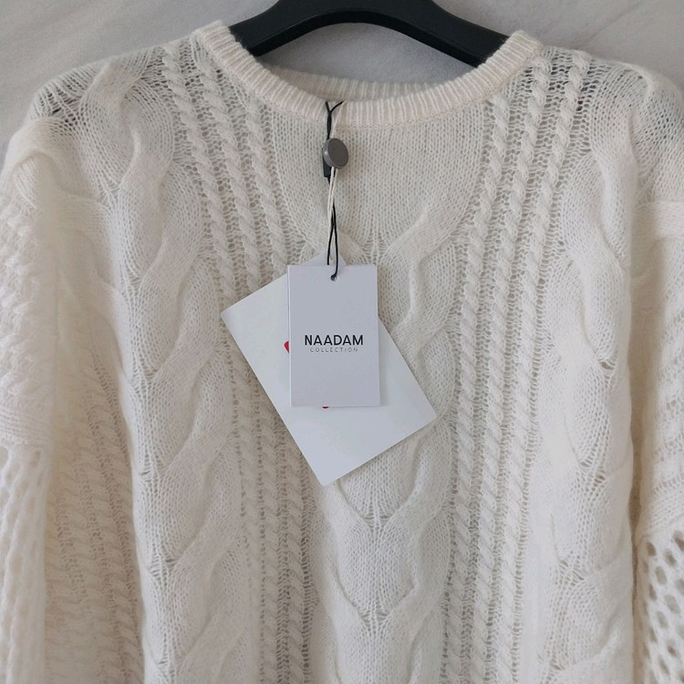 NAADAM 나담 캐시미어혼방니트 새제품 바네사부르노 마쥬 산드로 타임 구호 르베이지 마인 랑방--1