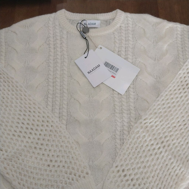 NAADAM 나담 캐시미어혼방니트 새제품 바네사부르노 마쥬 산드로 타임 구호 르베이지 마인 랑방--5