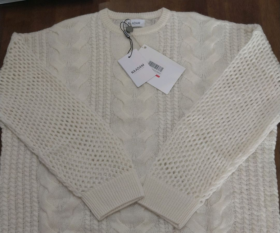 NAADAM 나담 캐시미어혼방니트 새제품 바네사부르노 마쥬 산드로 타임 구호 르베이지 마인 랑방--6