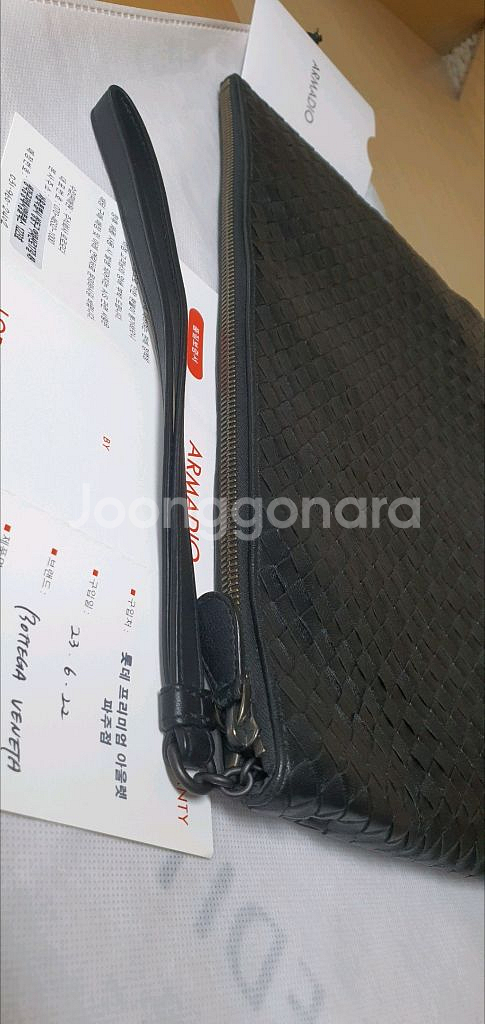 보테가베네타 클러치백 라지 정품S급(보증서O)구찌프라다루이비통디올고야드샤넬셀린느생로랑버버리발렌시아가--3