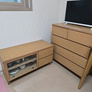 무인양품 서랍장+티비장