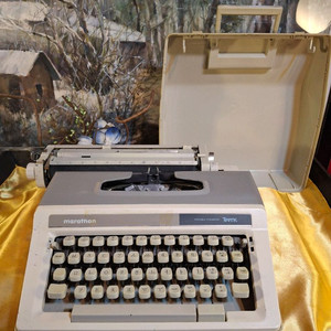 옛날 마라톤 한글타자기 이미지