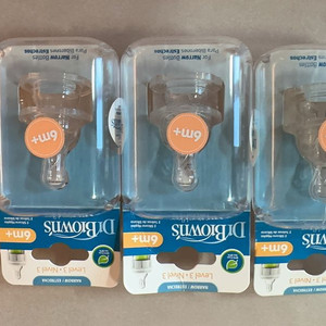 닥터브라운 내로우넥 젖꼭지 3단계 새상품