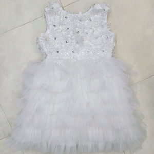 하얀 화이트 여아 드레스 130 사이즈