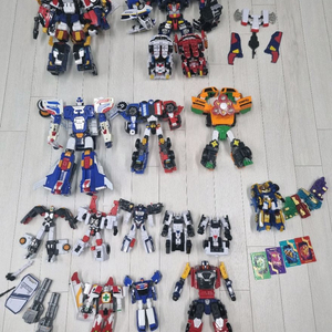 변신 로봇 피규어 대량 세트
