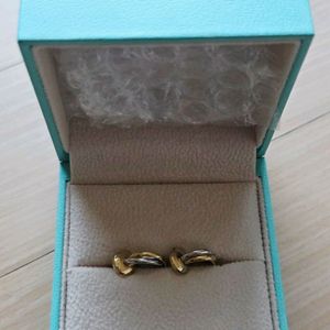 18k 골드 까르띠에 트리니티 스몰 귀걸이