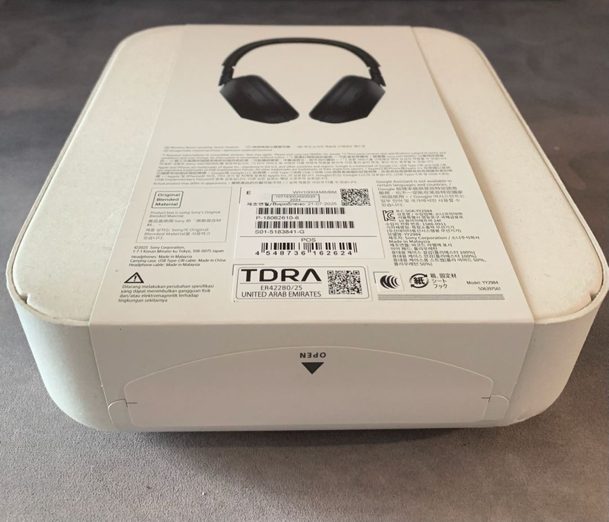 [ 소니 ] 무선 노이즈 켄슬링 헤드폰 WH-1000XM6 (미개봉 새제품)--2