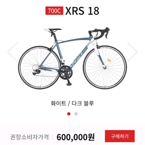 아팔란치아 700C XRS 18 로드 자전거 이미지