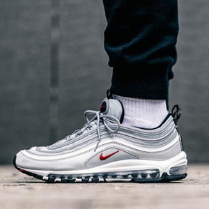 나이키 에어 맥스 97 OG 실버 불렛 남여 커플신발 884421-001 이미지