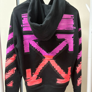 [당일배송/정품] 오프화이트 마커애로우 후드티 m 이미지