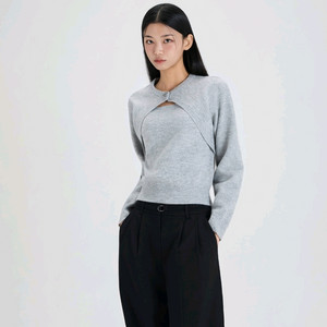 새상품 - 미쏘 볼레로 레이어드 풀오버