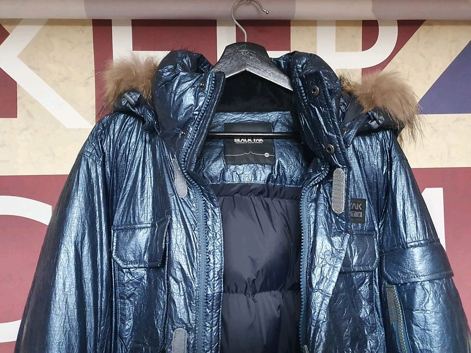 블랙야크 패딩 후드 점퍼 E포스자켓 네이비 L 100 XL 105 사이즈 이미지