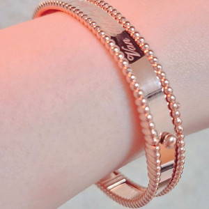 14k핑크골드팔찌