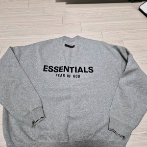 피오갓 / 에센셜 맨투맨 다크오트밀 셋업 / L, L 이미지