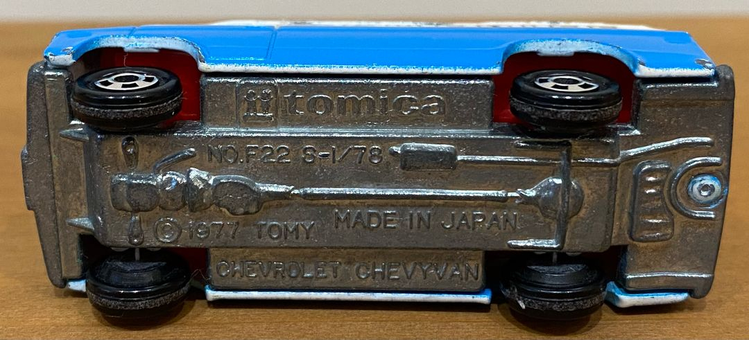 토미카 일본제 포르쉐 911S, 쉐보레 쉐비밴 2대 세트 수집품 장식품 고전완구 이미지